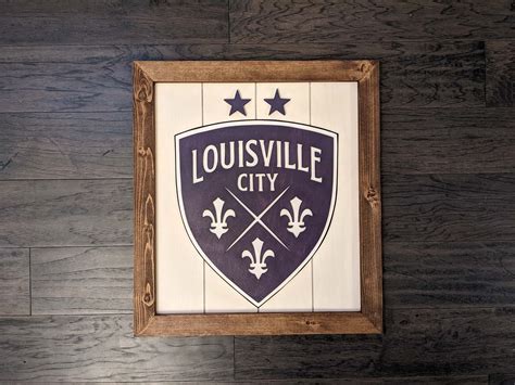 Louisville City FC Framed Logo - Made By Jay Lane