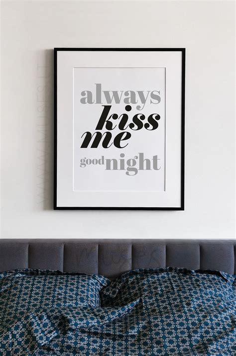 Romantic Wall Decor Bedroom Art Master Bedroom Quote Print Etsy