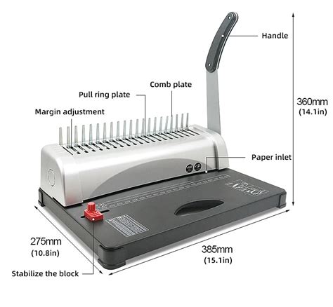 Hardcover Book Binding Machine A4 Manual Hot Melt Glue Binding Machine