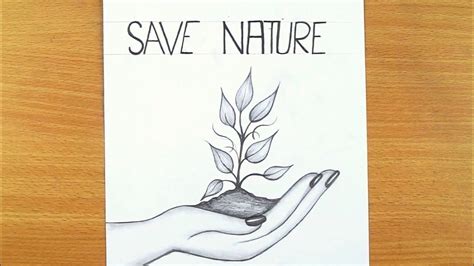 Pencil Sketching, Drawing Sketches, Drawings, Save Nature, Environment ...