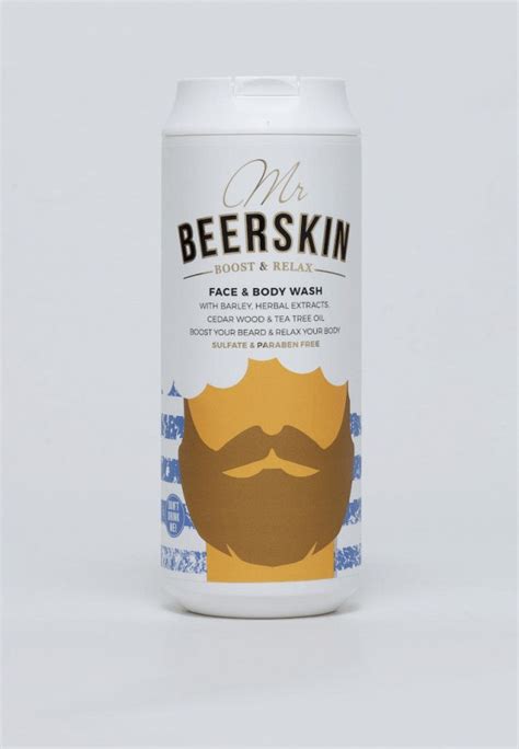Гель для душа Beerskin с пивными экстрактами, очищающий и расслабляющий ...
