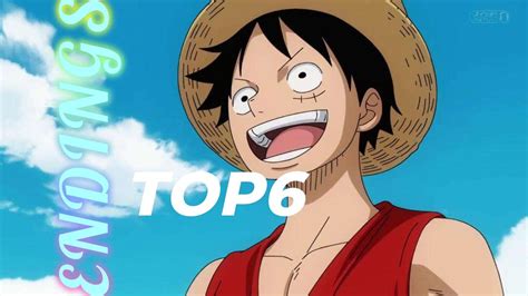 TOP6 Spécial endings ONE PIECE 7 YouTube