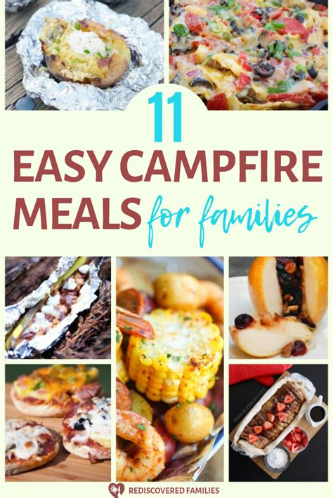 11 Quick And Easy Campfire Meals For Families To Make Rediscovered Families