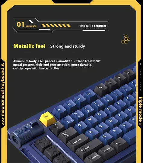 Lemokey L1 Aluminum Wireless Mechanical Keyboard 75 Hot Swappable RGB GASKET Custom Gaming