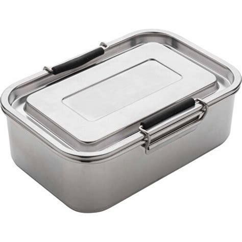 Lunch box étanche en acier inoxydable recyclé RCS 800 ml argent