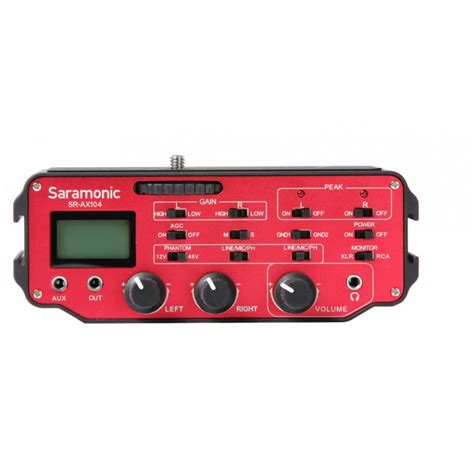 Накамерный микшер Saramonic SR-AX104 купить с доставкой по РФ