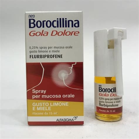 Neoborocillina Gola Dolore Spray Limone E Miele