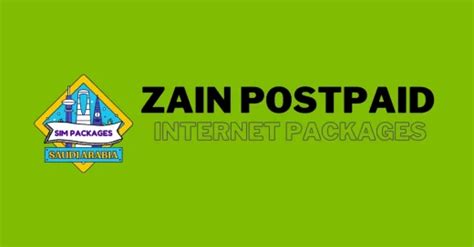 Zain Postpaid Internet Packages Zain Mobily STC Prepaid And