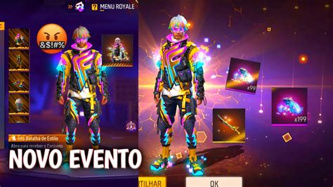 Diamantes No Novo Evento Royale Estilo De Batalha Novo Gelo Skin