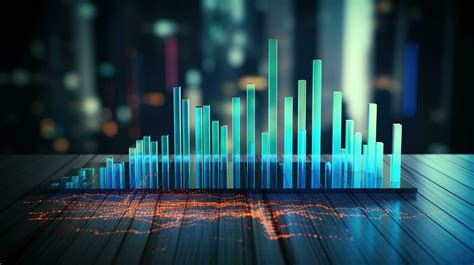 a graph chart is shown on a table. AI generative 32843002 Stock Photo at Vecteezy