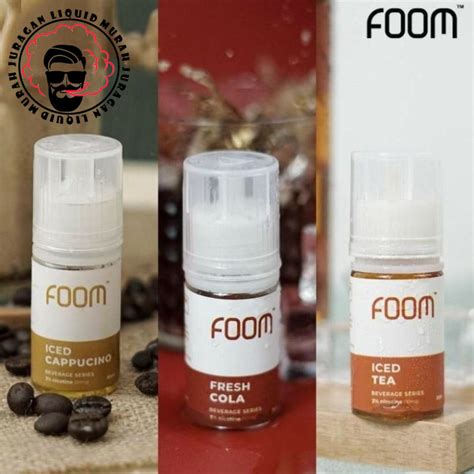 Jual FOOM BEVERAGE SERIES LIQUID FRESH COLA ICED CAPPUCINO TEA SALT NIC