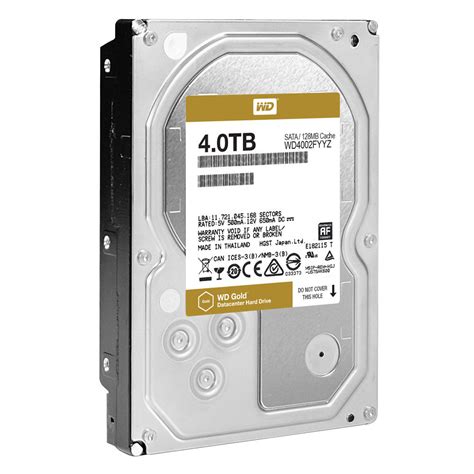 Wd 4tb Gold 7200 Rpm Sata Iii 35 Internal Wd4002fyyz Bandh