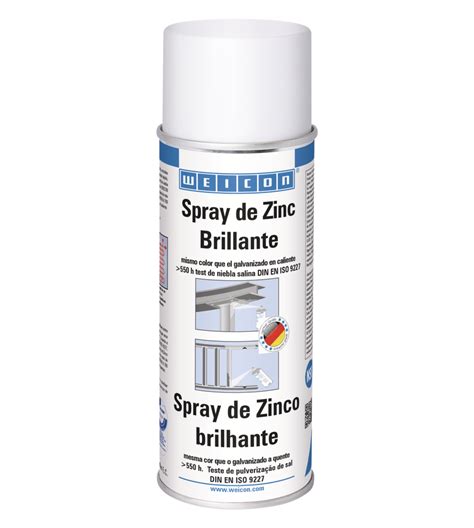 Spray Zinc Brillante protección catódica contra la corrosión con