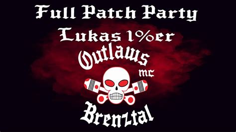 OFFOOutlaws MC Brenztal Lukas 1 Er Full Patch Party OFFO YouTube