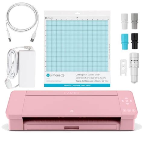 Plotter De Corte Silhouette Cameo 4 Color Rosada Curso GRATIS De