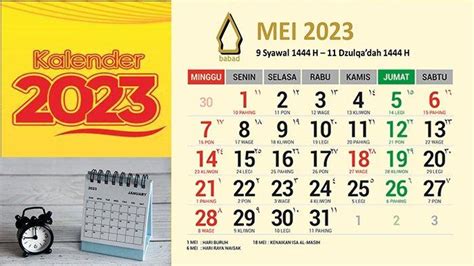 Kalender 2023 Lengkap Link Download Serta Libur Nasional Dan Cuti Bersama Ada Apa Di Bulan Mei