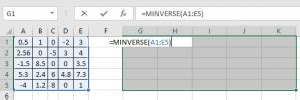 How To Use The Minverse Function In Excel