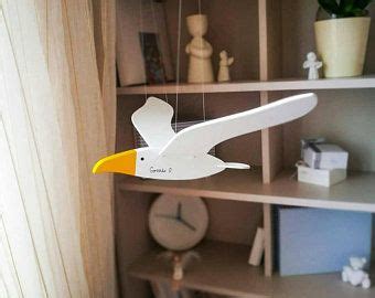 P Jaros Voladores De Madera Flying Bird Mobile Beb Natural Etsy