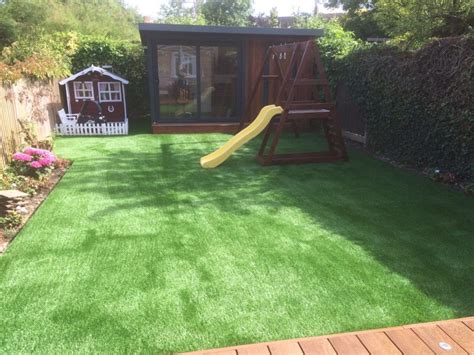 Realistic Artificial Grass Garden Installation Trulawn Artificial Grass