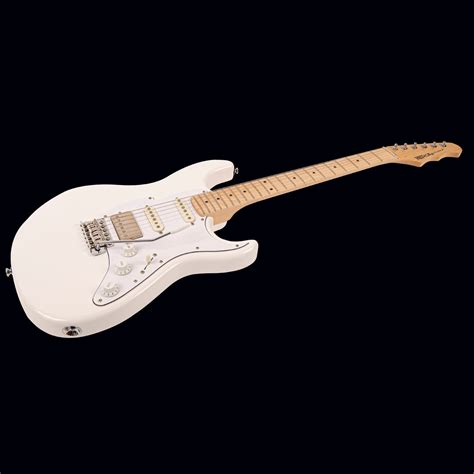 Fret-King Corona Classic double cutaway electric guitar ~ Arctic White ...