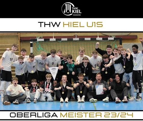 U15 Ist Ebenfalls Meister Der Oberliga Hamburg Schleswig Holstein THW