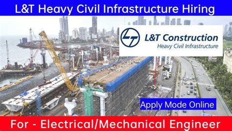 Larsen Toubro Heavy Civil Hiring 2023 Electrical Engineer