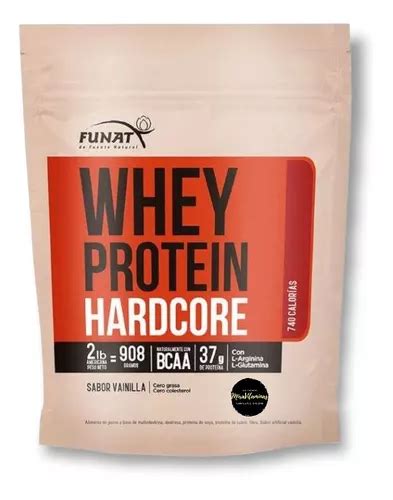 Whey Protein Hardcore Funat 2lbs G A 62 MercadoLibre