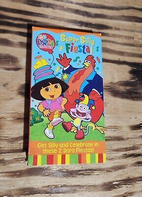 Dora The Explorer Super Silly Fiesta Vhs Ebay