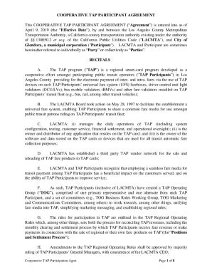 Fillable Online ACO Participant List And Participant Agreement Fax