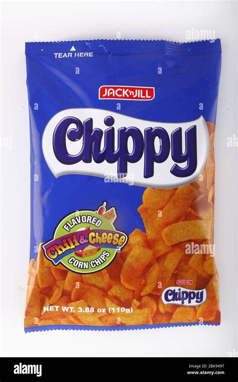 Antipolo City Philippines February 6 2019 Bag Of Chippy Chips On An Isolated White