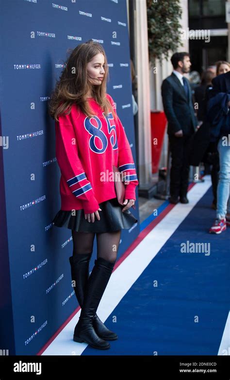 MARIE ANGE CASTA INAUGURATION DE LA BOUTIQUE TOMMY HILFIGER A PARIS