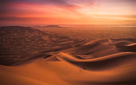 Hd Wallpaper Landscape Photography Of Desert Nature Dune Sand Sahara Morocco Wallpaper Flare