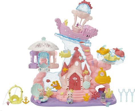 Sylvanian Families Baby Mermaid Castle Dollhouse Playsets