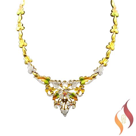 Gold Casting Necklace 1250043