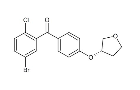 S 5 Bromo 2 Chlorophenyl 4 Tetrahydrofuran 3 Yloxy Phenyl