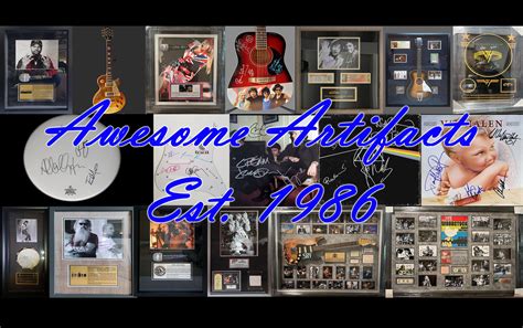 Collectible Music Autographs for sale - Awesome Artifact – Awesome ...