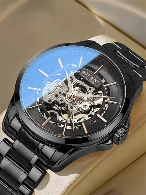 Ailang New Fashion Men S Steampunk Mechanical Watch Stainless