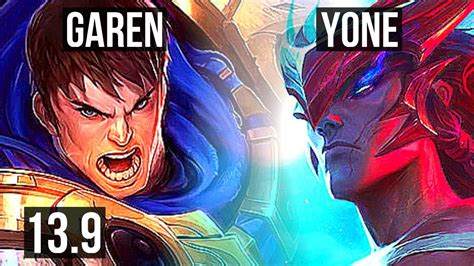 Garen Vs Yone Mid M Mastery Games Godlike Kr