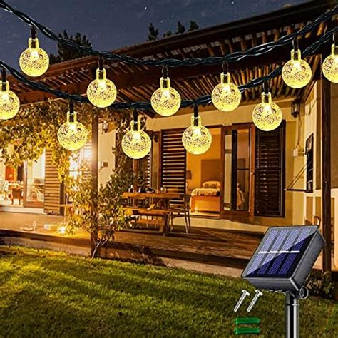 Garlocht Solar Garden Lights Outdoor Waterproof Led M Ft Solar