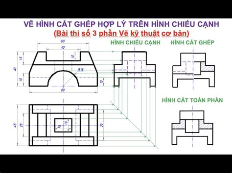 Vẽ Hình Chiếu Cạnh Và Hình Chiếu Trục Đo Hướng Dẫn Từ Cơ Bản Đến Nâng Cao