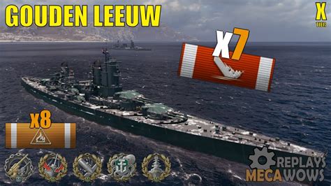 Gouden Leeuw Kills K Damage World Of Warships Gameplay Youtube