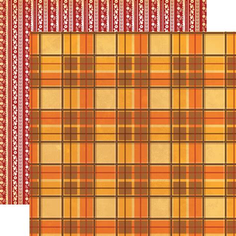 Autumn Autumn Floral 12x12 Patterned Paper Echo Park Paper Co