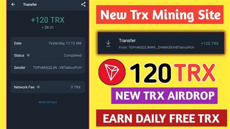 💸💰 New Trx Mining Website Earn Free Trx Tron Mining Earn And Mine