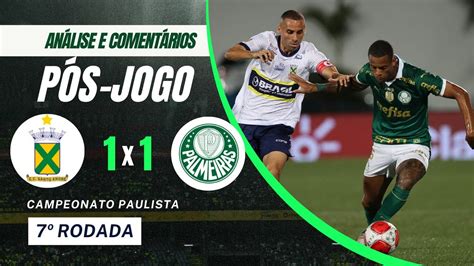 Santo André 1 x 1 Palmeiras Pós jogo Campeonato Paulista 2024