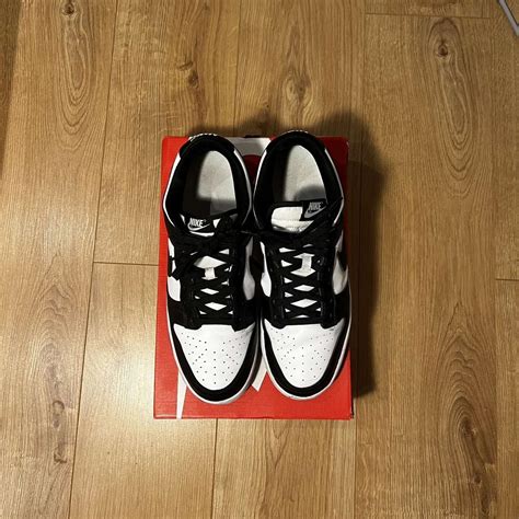 Panda dunks, uk10, 8/10 condition, with box and receipt - Depop