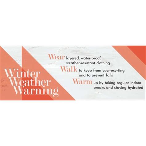 Winter Weather Warning - Visual Workplace, Inc.