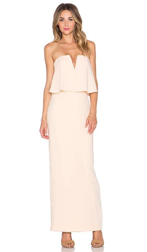 JARLO Poppy Maxi Dress In Nude REVOLVE