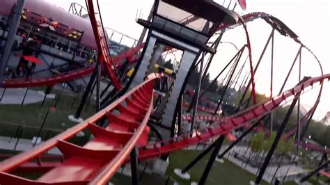 X Flight On Ride Right Wing Six Flags Great America Hd Youtube