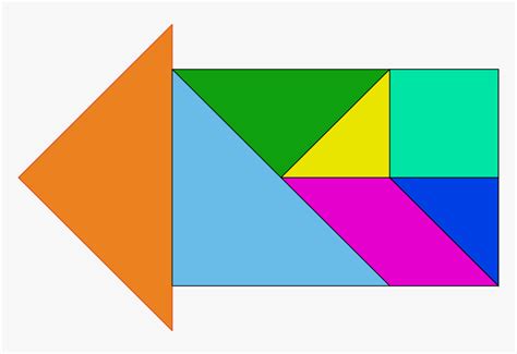 Tangram Shapes With 5 Pieces, HD Png Download , Transparent Png Image ...