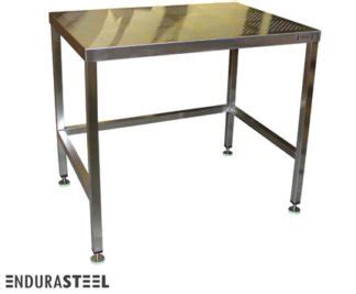 Perforated Top Tables EnduraSteel Stainless Steel Tables